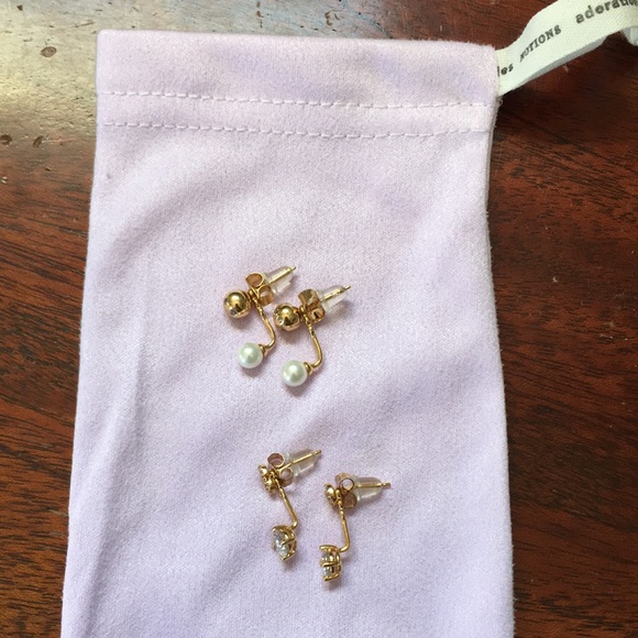 •Anthropologie S Monogram Front-Back Earrings• - Picture 6 of 6